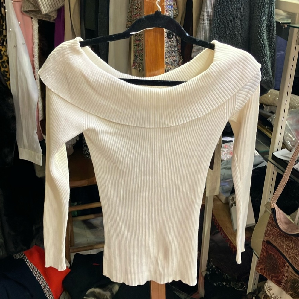 Boston Proper Off The Shoulder Sweater